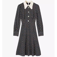 L.K.Bennett Mathilde Polka Dot Silk Dress - £379 at John Lewis