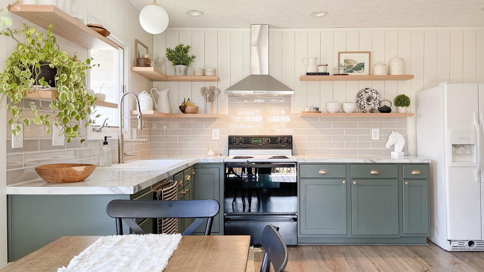DIY fans give dated kitchen a Studio McGee-style kitchen makeover | Real Homes