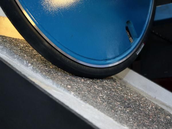 Wheel Energy tests tyre friction in both upright and angled orientations to simulate straight-line and cornering grip.