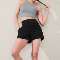 Trekkie North Mid Rise Short: was $59 now $29 @ Athleta