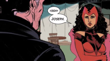 Scarlet Witch #7 interior art