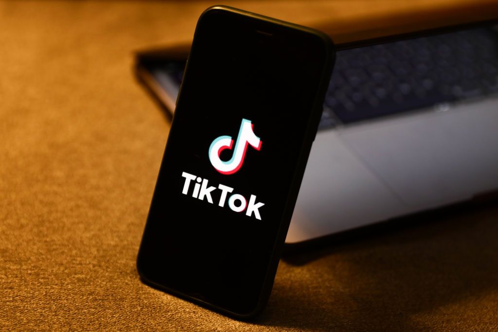 TikTok on phone