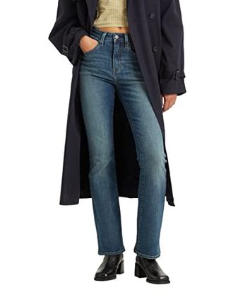 Levi's Women's 725 High Rise Bootcut Jeans (also Available in Plus), Dark Indigo Worn In, 27 Short