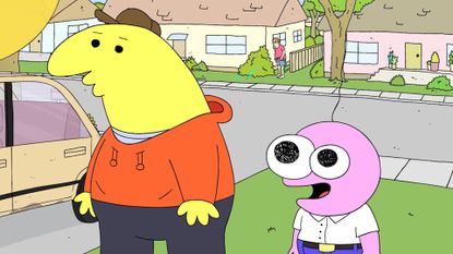 Charlie Dompler and Pim Pimling in Smiling Friends