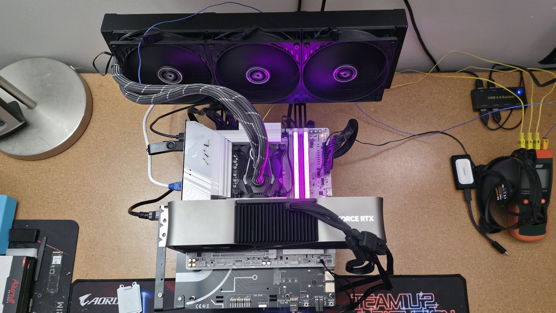 Gigabyte Z890M Aorus Elite Wifi7 Ice - test bed