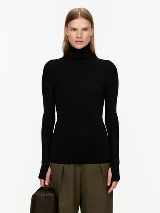 Merino Wool Roll-Neck