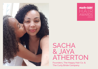 sacha and jaya Atherton - Marie Claire hair awards 2022