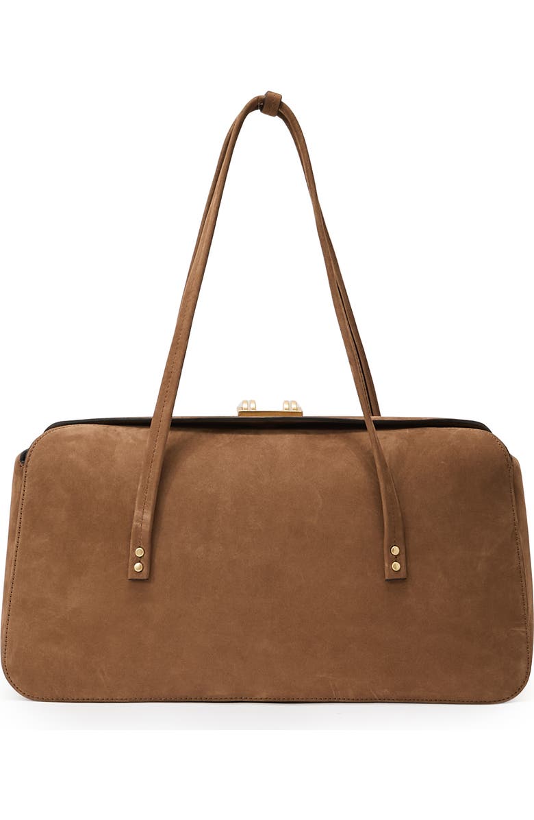 Anika Leather Bowling Bag