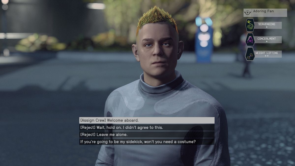 How to recruit the adoring fan in starfield