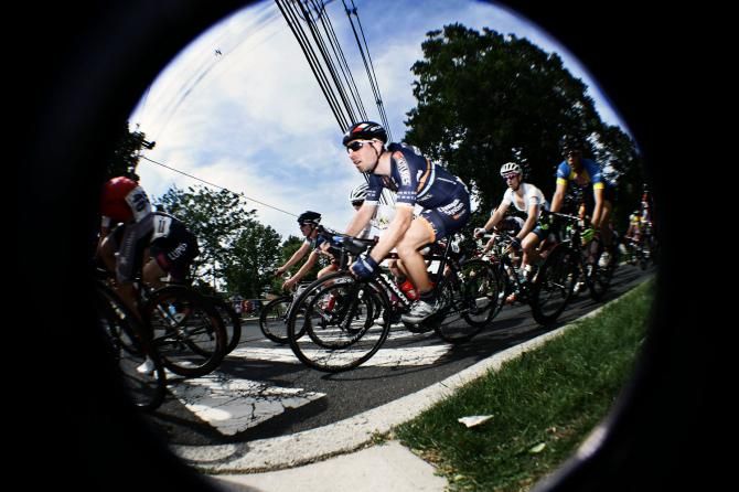 Jersey's own Gavriel Epstein (Champion System/Stan's Notubes) tries to work his local magic on the pack.