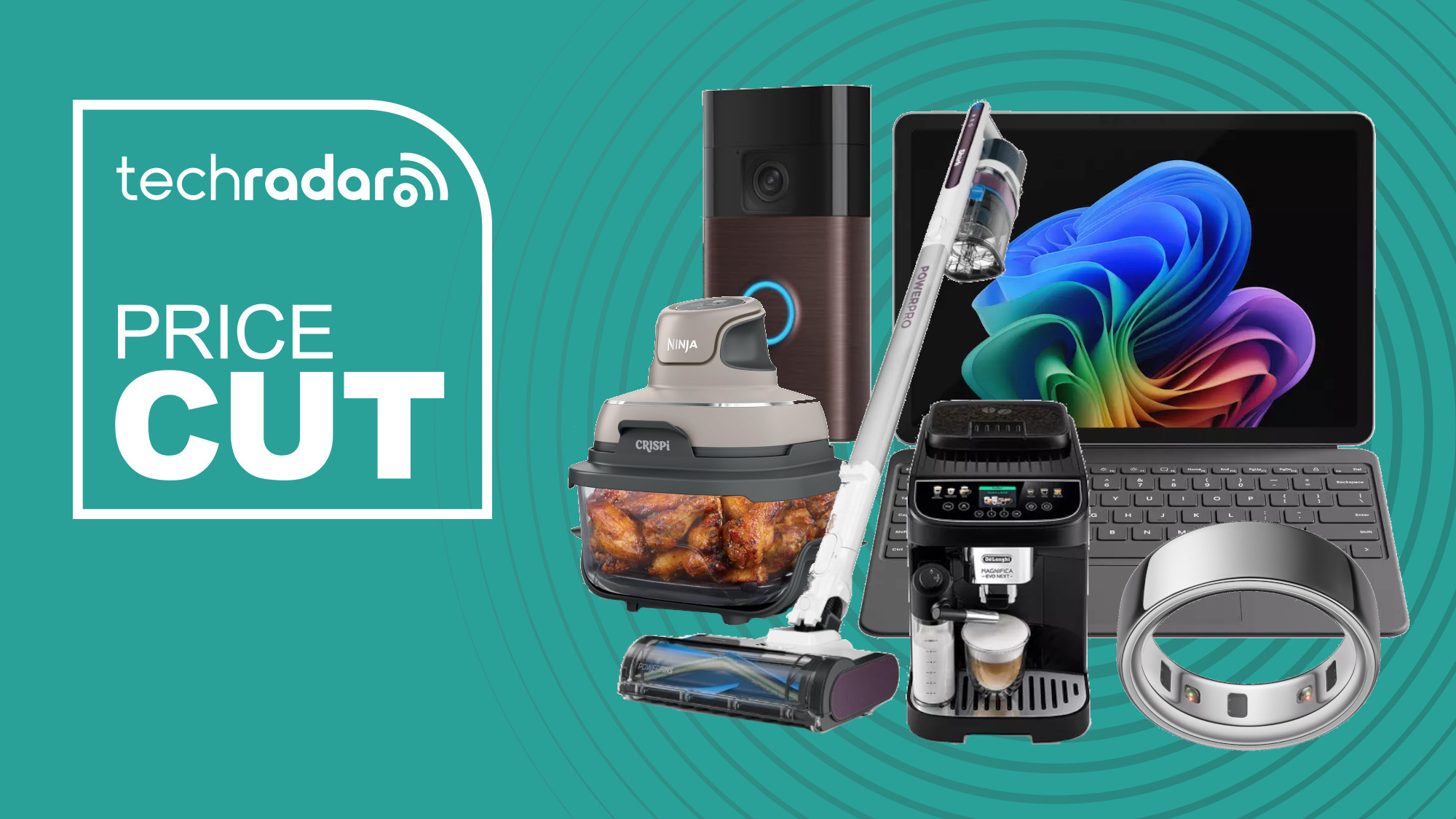 Collage of tech from the Amazon UK January sale