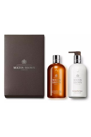 Molton Brown Black Peppercorn Shower Gel & Lotion Gift Set - father's day gifts