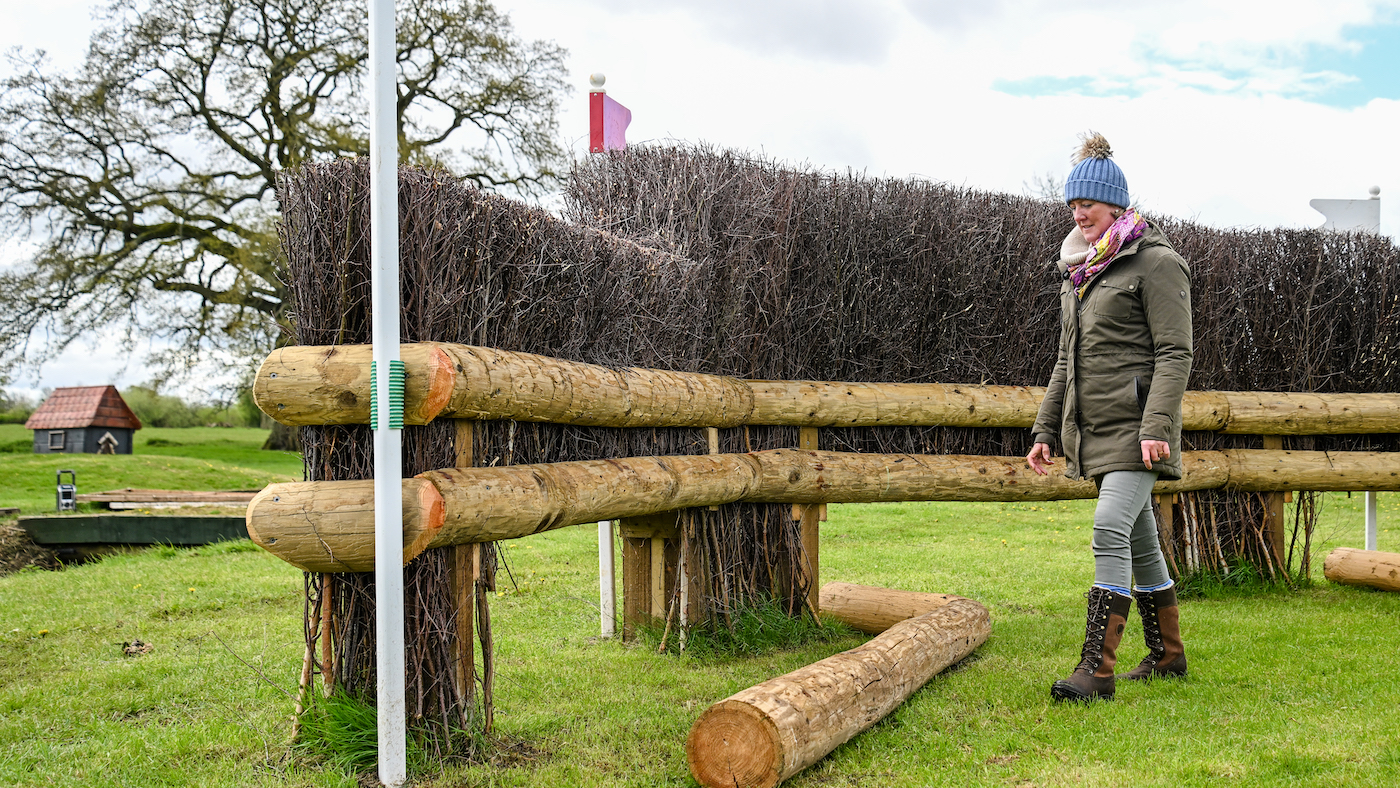 Nicola Wilson walks the Badminton Horse Trials cross-country course for Horse &amp;amp; Hound