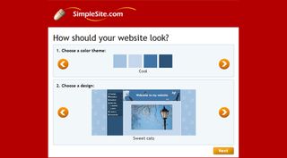 simplesite free website builder