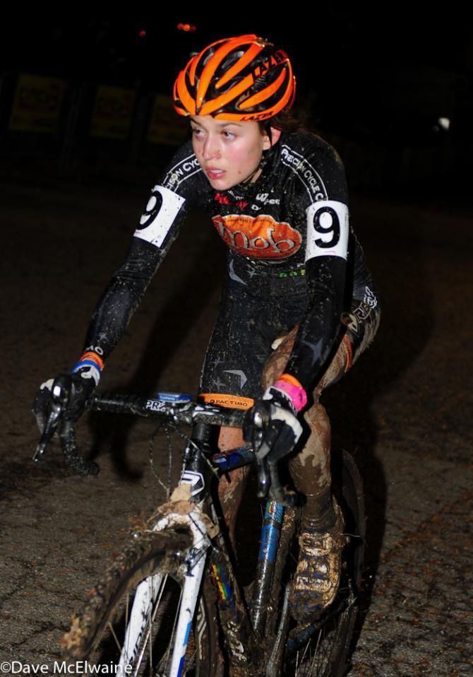 Emily Shields (Mock Orange Bikes Pro CX) finishing up her ride