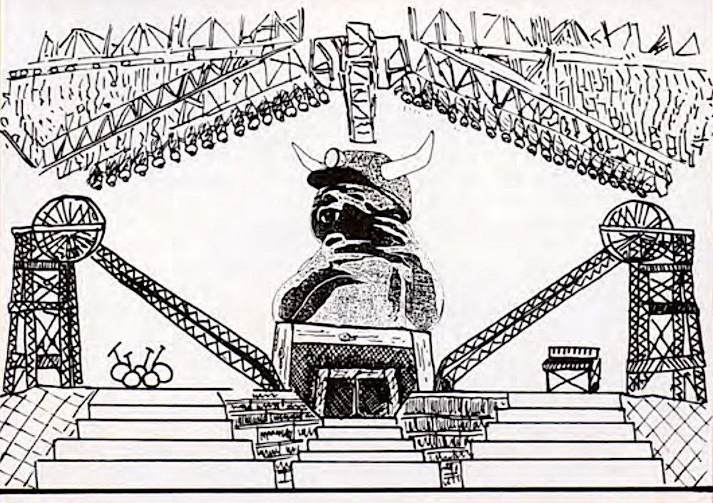 BS Miner-Tour stage set design