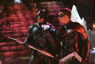 George Clooney as Batman and Chris O'Donnell as Robin