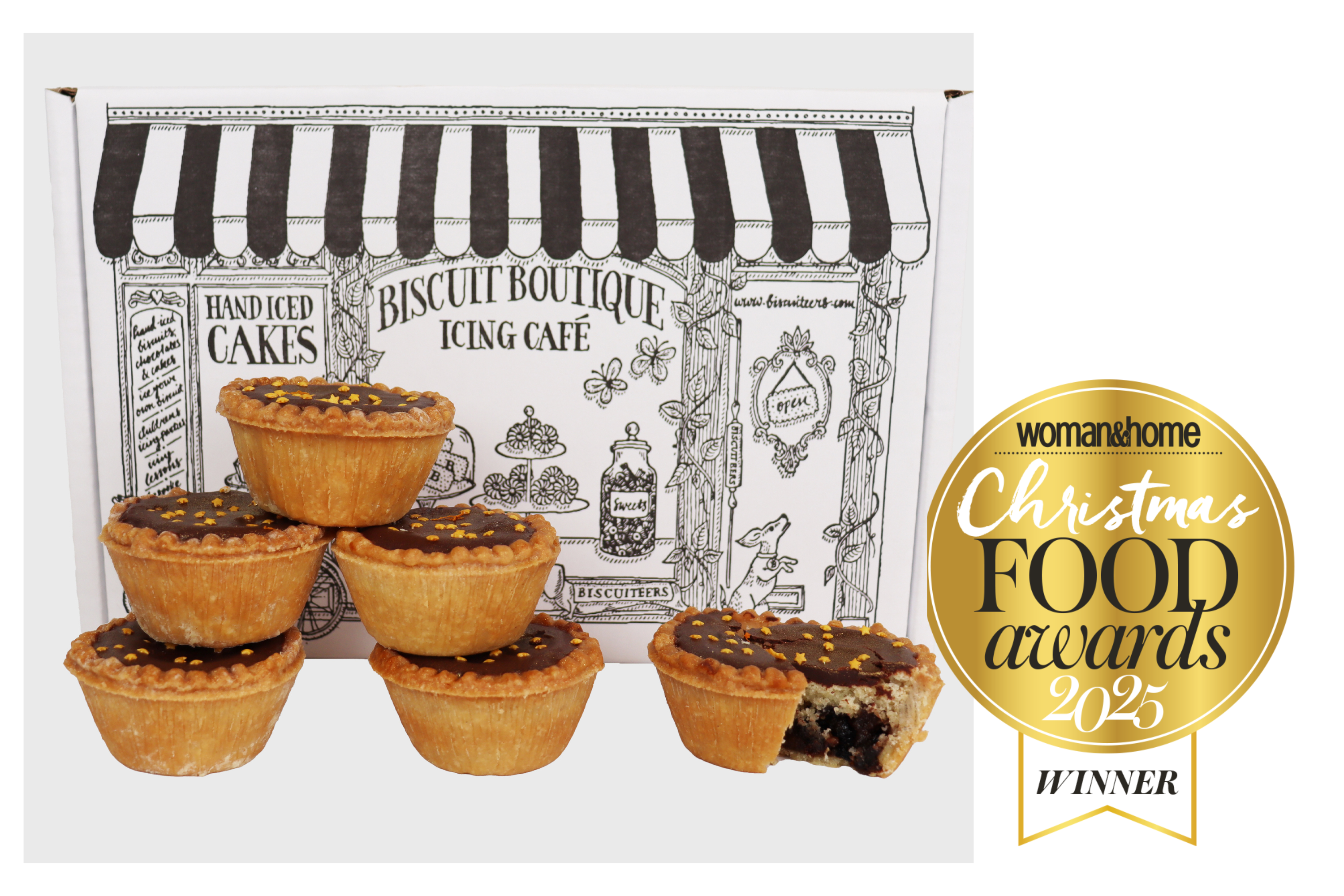 Chocolate Mince Pies, Biscuiteers