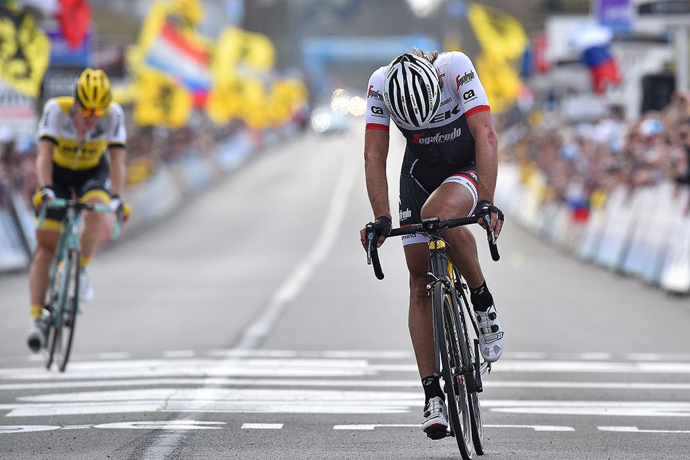 Fabian Cancellara (Trek Segafredo) takes second in the Tour of Flanders