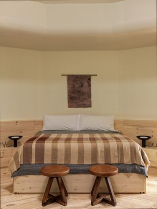 Scribner’s Catskill Lodge, The Rounds bedroom