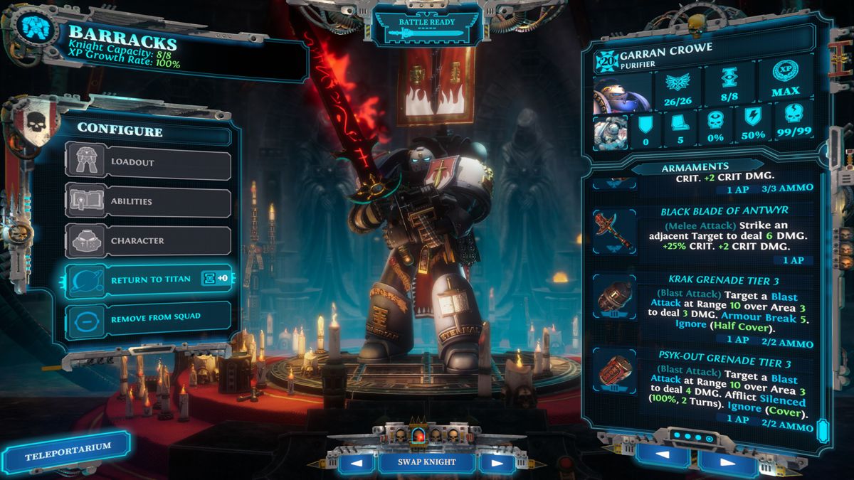 Warhammer 40K: Chaos Gate - Daemonhunters on console screenshots