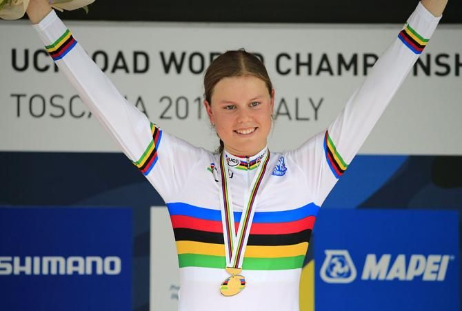 Junior women's world champion Amalie Dideriksen (Denmark)