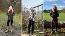 Caroline Parr and Kerrie Hughes wearing some of the best wellies 