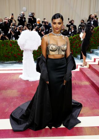 Simone Ashley attends The 2022 Met Gala