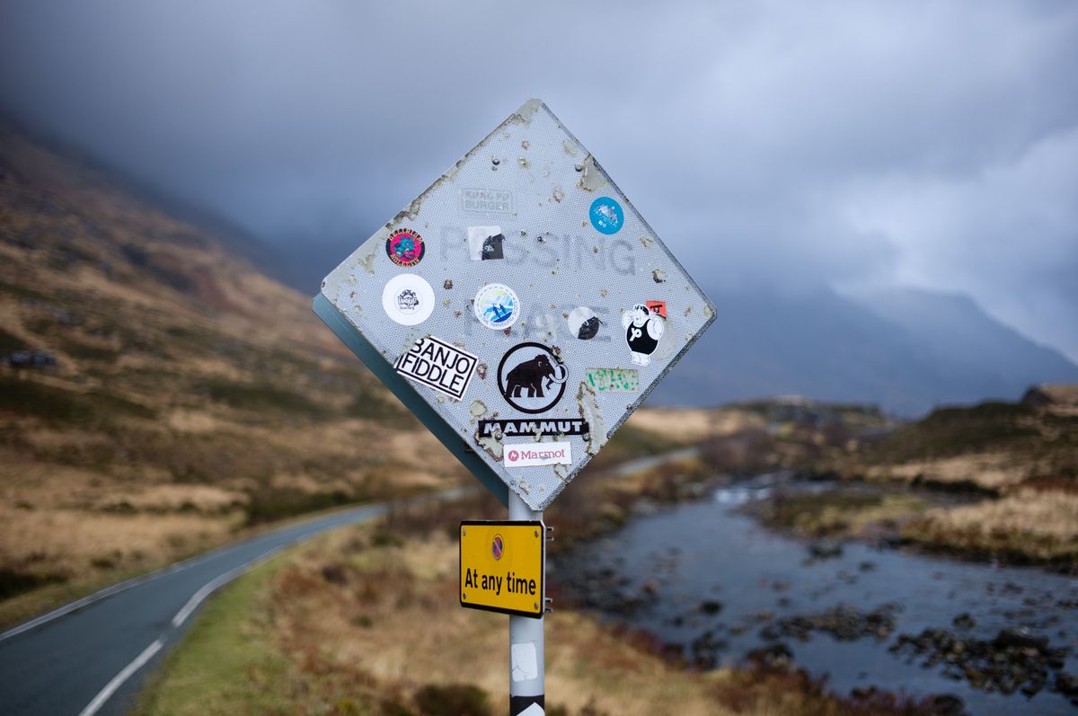 A mountain in Glencoe, Scotland