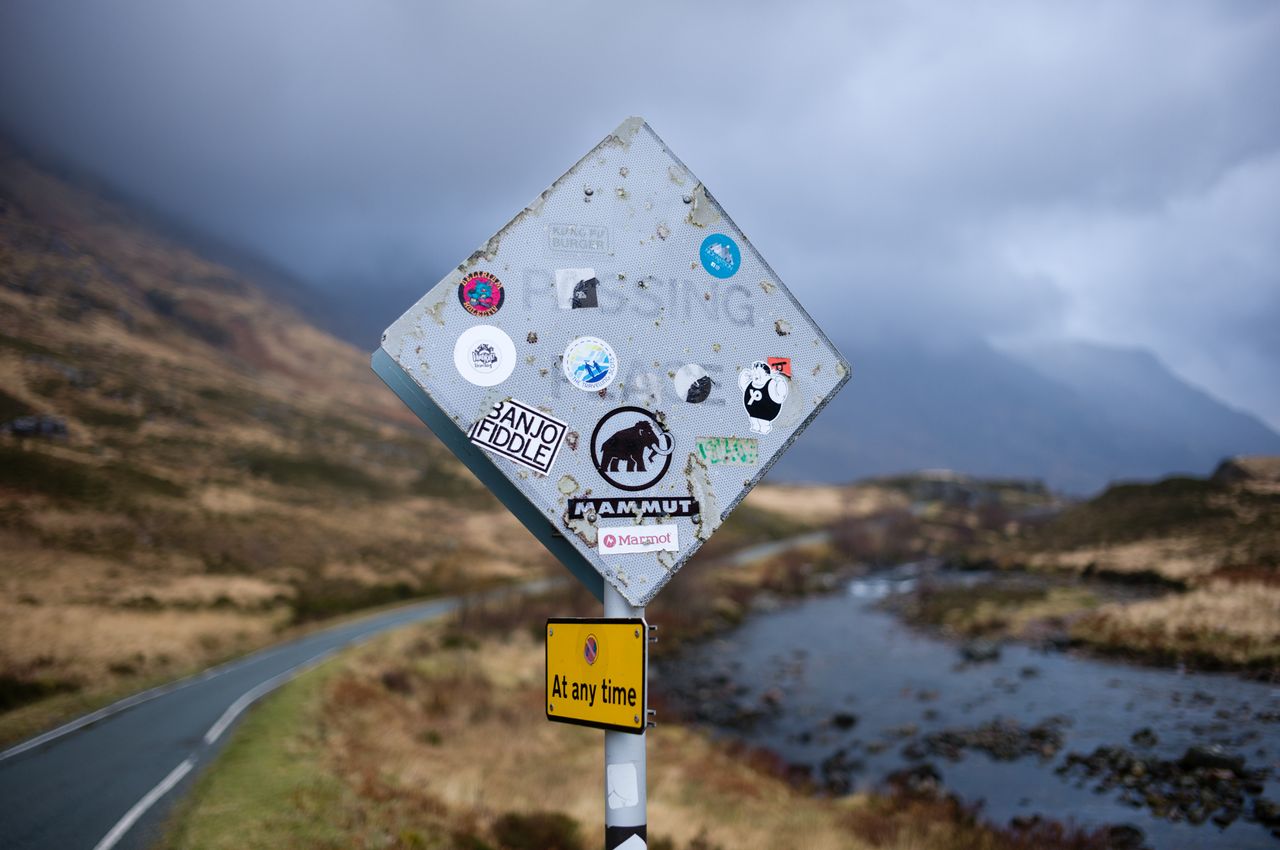 A mountain in Glencoe, Scotland
