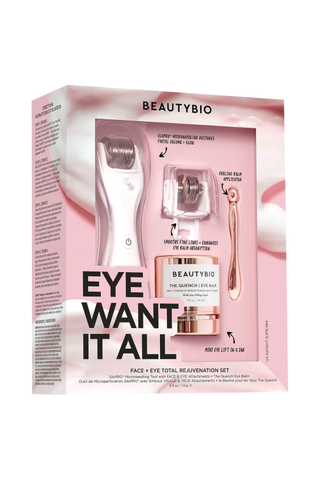 BeautyBio Eye Want It All Face + Eye Microneedling Set