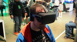 Paul Acevedo Oculus Rift VR headset
