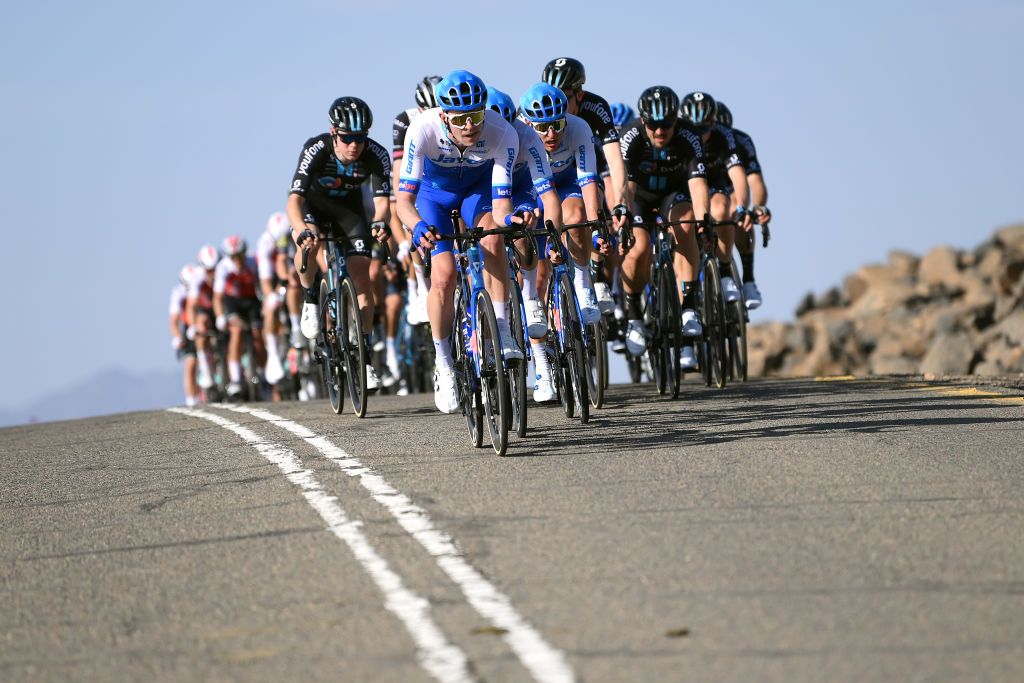 Jayco Alula lead the Saudi Tour peloton