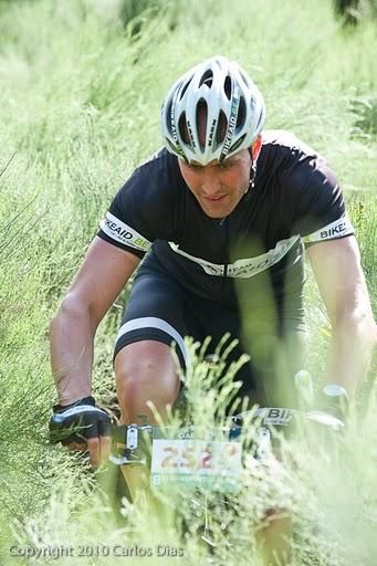Belgian rider Stijn Fonck seems to be enjoying himself.