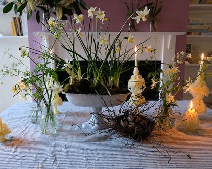 Easter flower arrangement