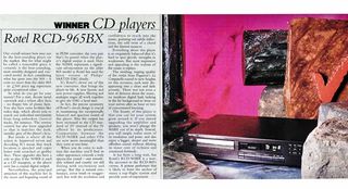 Best 25 CD players of What Hi-Fi?'s lifetime: Rotel RCD-965BX