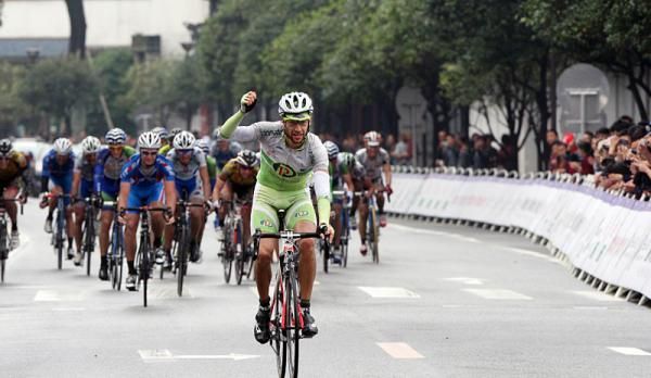 Matej Mugerli (Perutnina Ptuj) wins the Tour of China's penultimate stage.