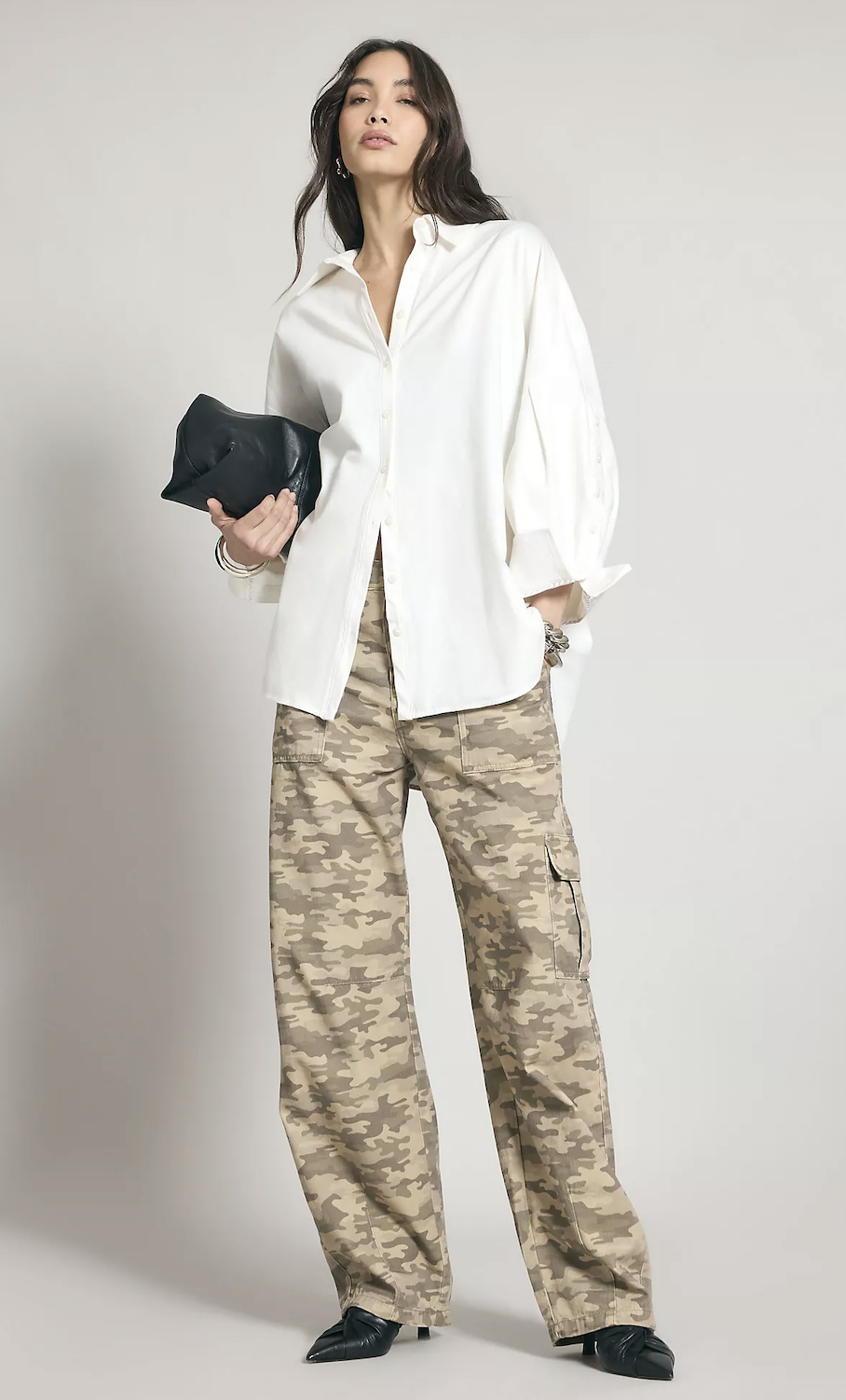 By Anthropologie Barrel Cargo Pants