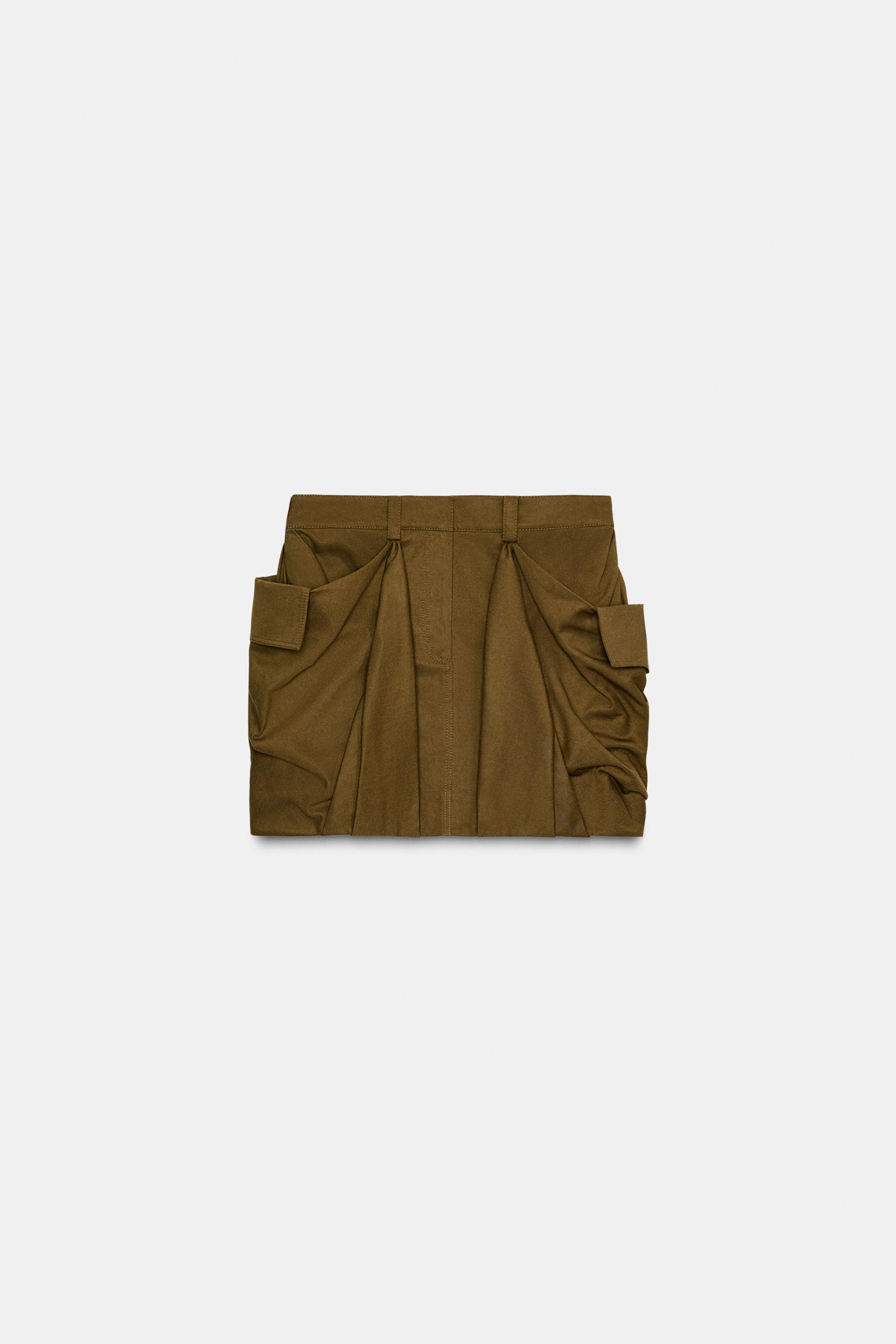 Zw Collection Cargo Mini Skirt