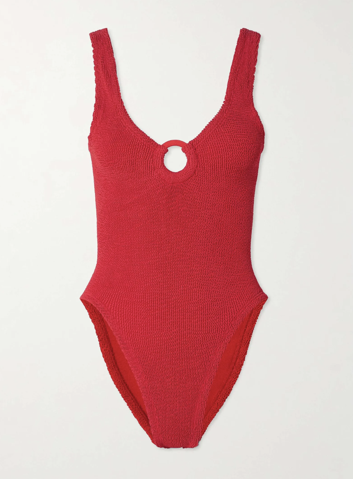 HUNZA G, Celine Seersucker Swimsuit