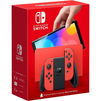 Nintendo Switch OLED Console (Mario Red) | AU$539.95AU$469