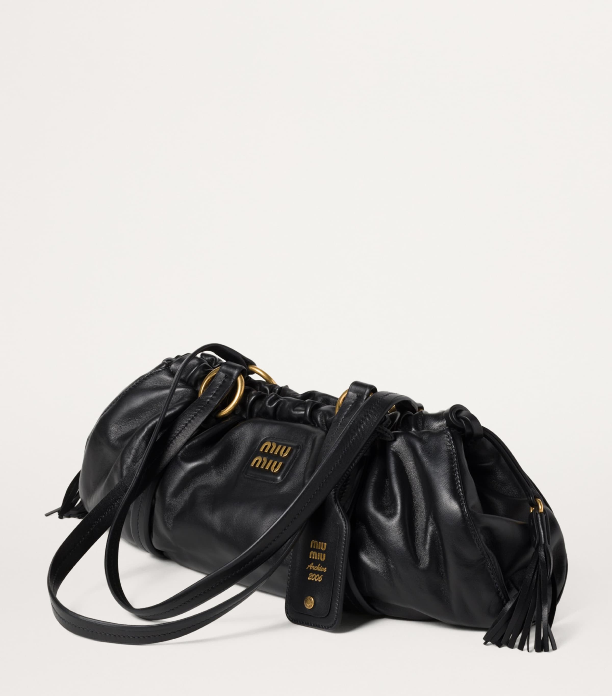 Miu Miu Leather Joie Shoulder Bag