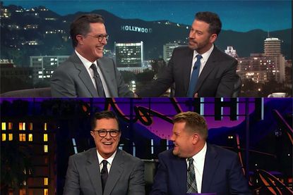 Stephen Colbert makes the late-night rounds