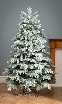 6ft Robert Dyas Mix Tip Flocked Christmas Tree - £149.99 (Save £75) | Robert Dyas