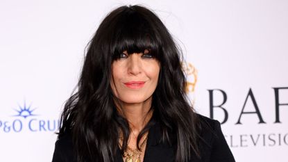 Claudia Winkleman with the award for Entertainment Performance for 'The Traitors' during the 2023 BAFTA Television Awards with P&O Cruises at The Royal Festival Hall on May 14, 2023 in London, England