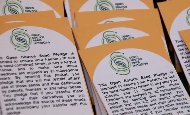 Open Seed Source envelopes, seed patents