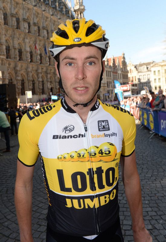 Brian Bulga&ccedil; (Lotto Jumbo) before the race got underway