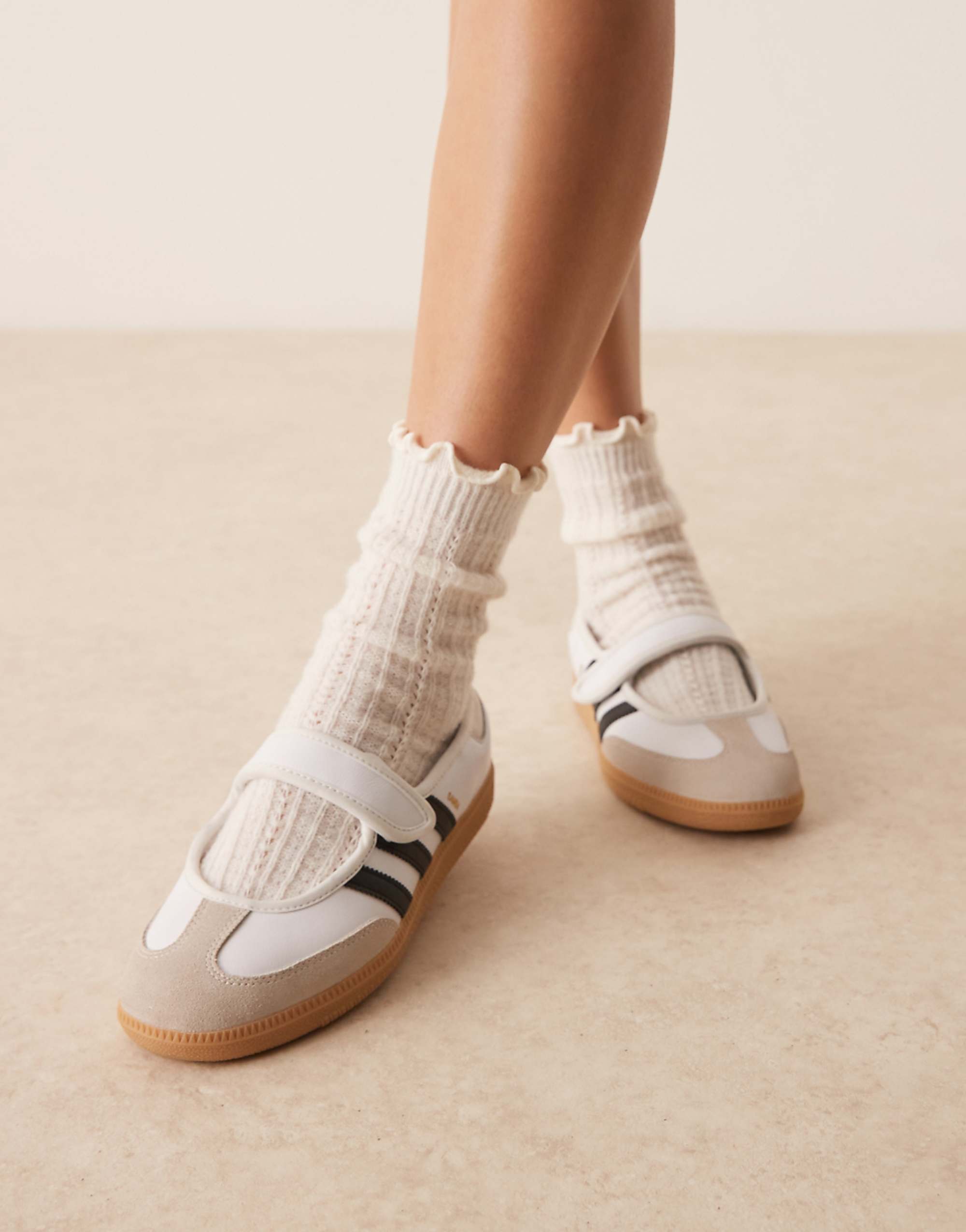 Adidas Originals Samba Mary Jane in White and Black