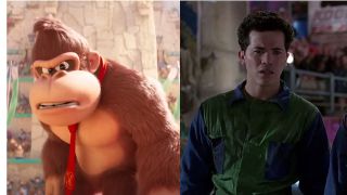Donky Kong in aminated Mario Bros movie and Luigi in live action