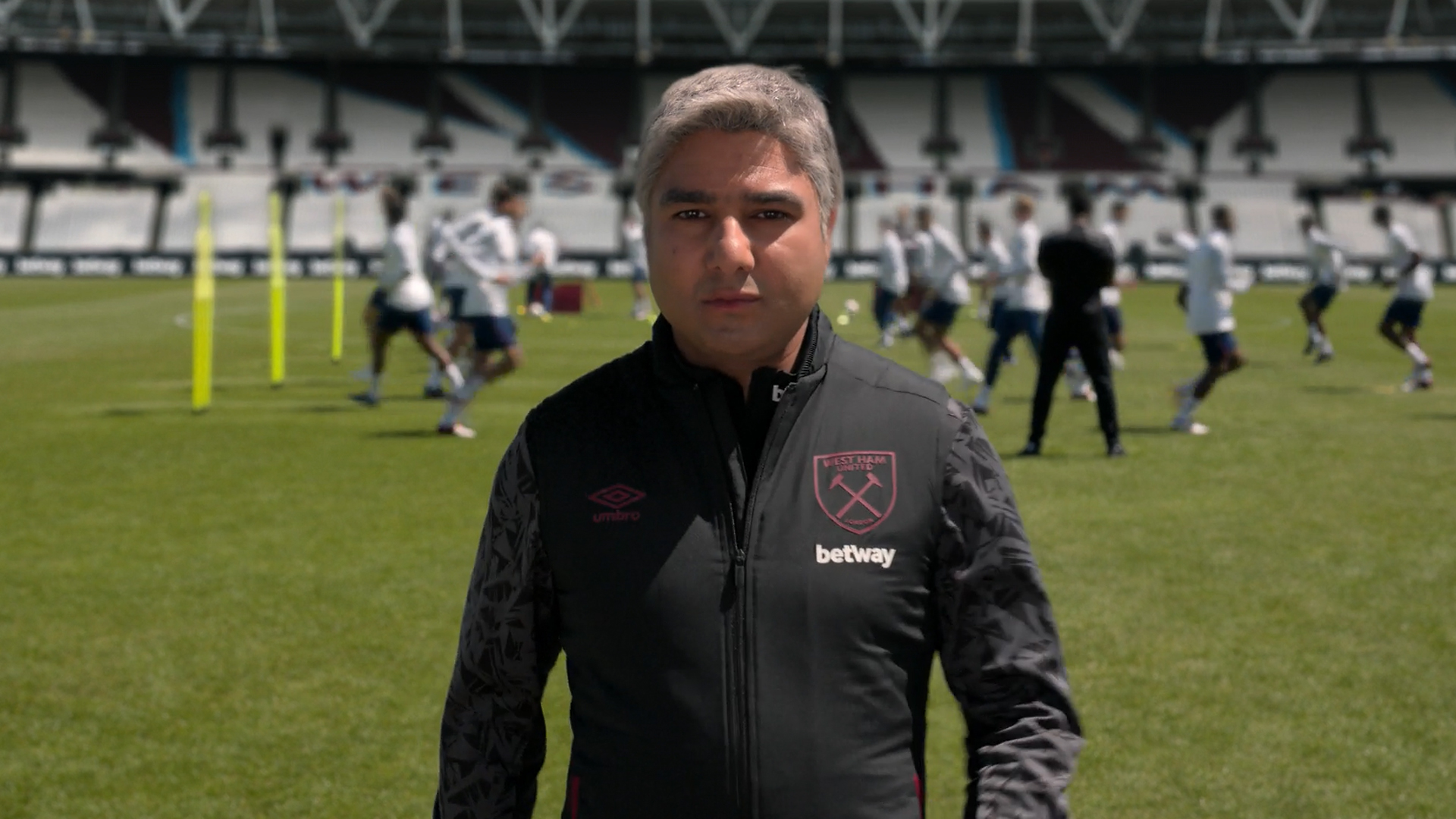 Nate Shelley as West Ham manager in Ted Lasso's season 2 finale